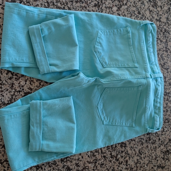a.n.a Women's Teal Ankle Jeans - Picture 2 of 5